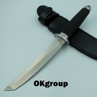 OKgroup Fixed blade knife มีดซามูไร มีดดาบสั้น มีดดาบเล็ก มีดดาบ มีดพกพา มีดเดินป่า มีดแคมป์ปิ้ง มีด