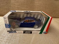 汽車模型 模型車 Maserati Ghibli 1:32 Silver Wheel, box size: 17.5X9X8cm