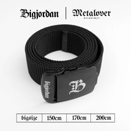 Men's canvas belt BIG size 150cm 170cm 200cm jumbo belt size 200cm 170cm 150cm BIG JORDANOriginal
