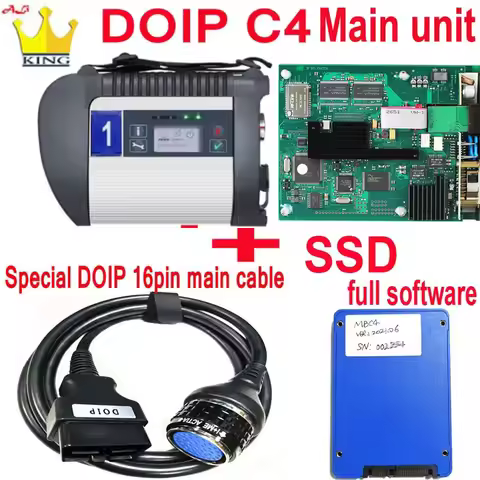 DOIP MB star c4 plus DOIP multiplexer with wifi SSD software SD Connect C4 OBD2 scanner Diagnostic T