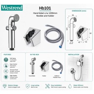 Westrend Hb101 abs chrome hand bidet set