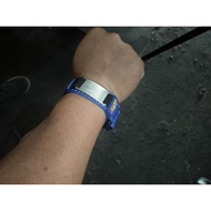 Emergency id velcro bracelet