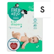Tesco  Fred  &  Flo  Diapers  (Sizes  S57,  M81,  L69,  XL56  and  XXL46)