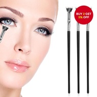 Mascara Fan Brush, Angle Scalloped Lash Brush Eyelash Eyebrow Brush Fan Shaped Eyelash Brush Lash Wa