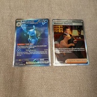 Pokemon 151 Tcg Ptcg Scarlet & Violet 寶可夢 美版 水箭龜  Blastoise Ex 阪木 老大 Giovanni’s Charisma Wigglytuff 