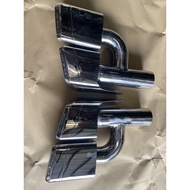Mercedes Benz W212 E63 AMG EXHAUST HEAD TIPS CHROME E Class  E200 E250 E300