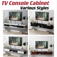 【Tv console cabinet】TV cabinet wall mounted table hanging cabinet living room modern simple bedroom in simple rental room cyj