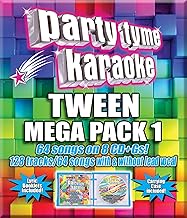 Party Tyme Karaoke - Tween Mega Pack 1 8 CD64+64-Song Party Pack