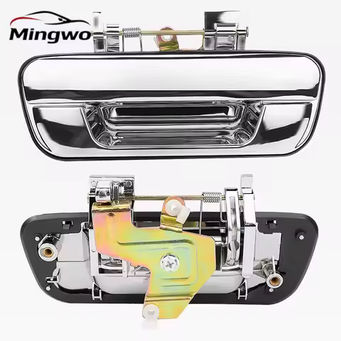 Chrome Black Rear Trunk Exterior Door Handle Tailgate Handle NO Keyhole for Holden Colorado RC Rodeo