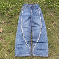 Y2K Jeans Baggy Motif Line