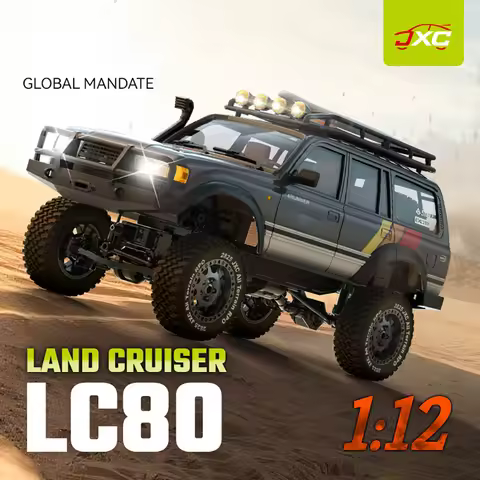 JXC 1/12 LC80 Simulation Land Cruiser 2.4GHz RTR RC Electric Remote Control Model Car Rock Crawler A