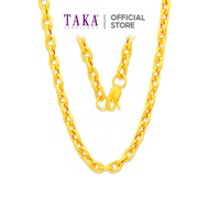 TAKA Jewellery 916 Gold Long Necklace Links