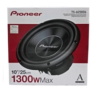 Pioneer TS-A250D4 10” Dual 4 ohms Voice Coil Subwoofer