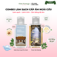 Bộ Sản Phẩm Làm Sạch Sâu Cấp Ẩm Cho Da Dầu Mụn SKIN HERITAGE Toner Sơn Đoòng 273ml & Nước tẩy trang