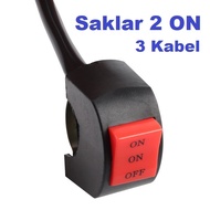 Saklar Power Switch On Off Lampu Tembak Sorot LED Motor Stang Outdoor LED Bracket Breket Spion