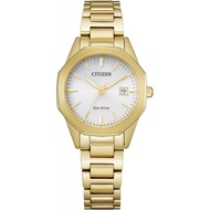 Citizen Ladies Womens Eco-Drive Corso - Tone Watch EW2582-59A Gold