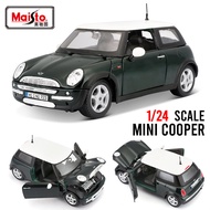 Maisto 1:24 BMW MINI Countryman green alloy super toy car simulation alloy car model crafts decorati