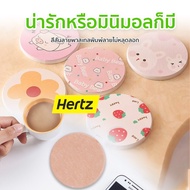 Hertz Cafe Stone Coaster Made From Light Soil Absorbs Water Quickly Dries
