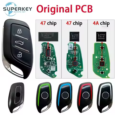Original PCB ID47 Chip 4A Chip For MG MG4 MG5 ZS MGHS Hybrid HS EHS ZX GT For Roewe Keyless Go Smart