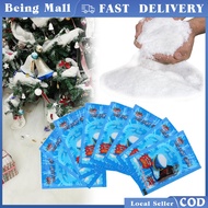 10Pcs Artificial Instant Snow Simulation Snow Fake Snow Christmas Magic Fluffy Decorations
