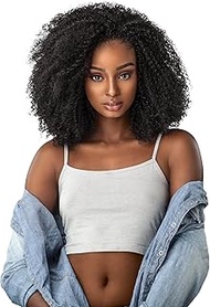 Sensationnel Curls Kinks & CO KINKY 4B-4C Instant Weave Half Wig - IW GAME CHANGER (1 [Jet Black])