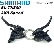 Shimano Tourney St-Tx800 Mountain Bike Shift/Brake Lever EZ Fire Plus 3X8 Speed Shift Levers Bicycl