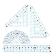 198.【Raymay】零距離三角板量角器直尺組