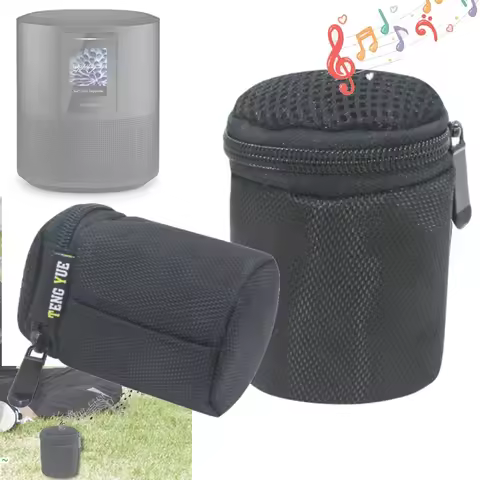 Cylindrical Wireless Bluetooth Speaker Bag BOSE JBL Speaker Bag Storage Bag Protective Cover Install