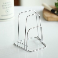 日本霜山 304不鏽鋼雙層刀具砧板架