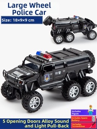 CHEZHI | Alloy Police Ambulance Sports Car Model Toys with Sound and Light