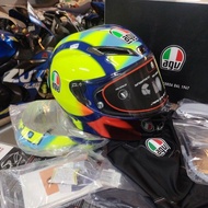 AGV Pista GP RR original  : VR46 Rossi Soleluna Fullface helmet. original AGV made in italy