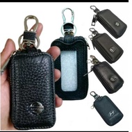 GANTUNGAN Genuine Leather Car Motorcycle Keychain, Lightweight STNK Wallet, Fits Multipurpose Cards,