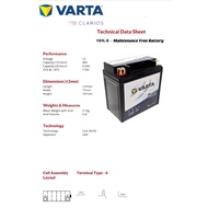 12N9L-BS YB9L-BS BATTERY GEL (12V9.5AH) MODENAS JAGUH 175 WMOTO EXTREME 150i