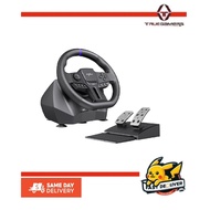 PS4/PC/XSX/ PXN V900 Gen2 Gaming Steering Wheel Dual Mode Rotation Magnetic Sensor with RGB Pedals