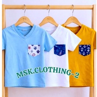 3pcs Trendy Urban BOY V-NECK TSHIRT (1-6yr Old)