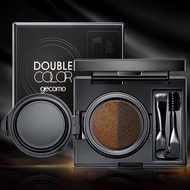 Gecomo Two-Color Fog Air Cushion Eyebrow Cream Liquid Eyebrow Pencil Eyebrow Cream Eyebrow Powder La