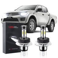 หลอดไฟหน้ารถยนต์ LED T12 6000K สีขาว แบบเปลี่ยน สําหรับ Mitsubishi Triton L200 2005 2006 2007 2008 2