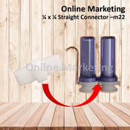 ¼ x ¼ Straight Connector Fitting –m22