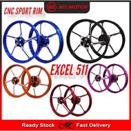 2022 EXCEL 511 FG511 CNC LAY SPORT RIM SET LC135 Y15ZR RS150 Y125Z LC135 5S  WAVE100 EX5DREAM WAVE12