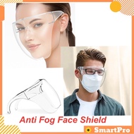 Reusable Face Shield Hard Full Face Shield Transparent Face Mask Anti-Fogging Large Face Shield Mirror Glass