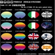[Tough Guy Six-Wheel Boutique] SYM FIDDLE 125 150 DX FIDDLE125 Instrument Sticker (Version Free Cutt