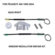 Window Regulator Repair Kit Rear Left or Right For Peugeot 406