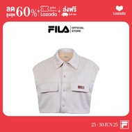 FILA เสื้อครอปผู้ใหญ่ OLD MONEY รุ่น CTA240709U - Beige