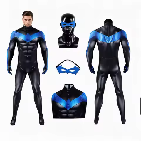 Nightwing Cosplay Costume Cosplay adult bodysuit manga same muscle jumpsuit NexoCosplay