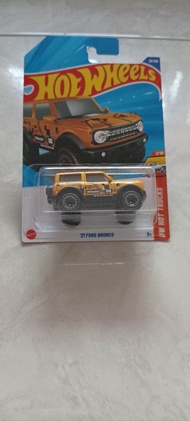 Hot wheels 21 FORD BRONCO warna Oranye