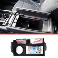 Container Holder Organizer Tray Car Central Armrest Storage Box For Volkswagen ID.7 ID7 2023 Auto In