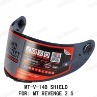 MT-V-14B shield for MT REVENGE 2 S helmet  MT replacement helmet glass