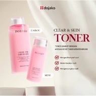 DOJAKO CLEAR AND SKIN TONER 100ml & 400ml Membantu mengecilkan pori pori