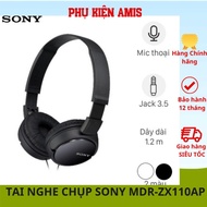 Sony MDR-ZX110AP over-ear headphones. 3.5 jack over-ear headphones
