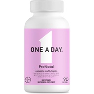 ONE A DAY Women's Prenatal 1 Multivitamin, Supplement for Before, During, and Post Pregnancy, Includ